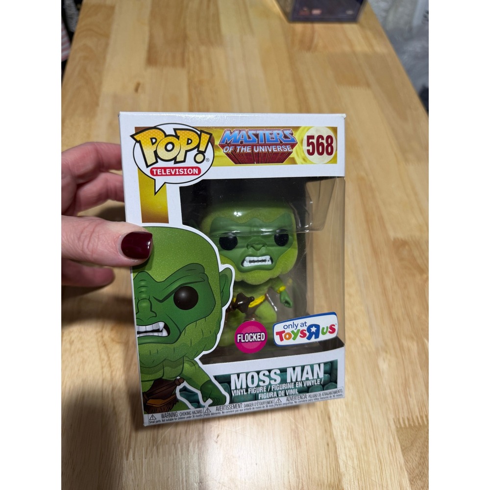 Funko Pop MOTU Moss Man 568 Flocked Toys R Us Exclusive Masters of the Universe